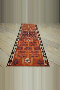 Flat Weave Turkish Runner Rug 3x11 Feet 101,334 - Turkish Rug Runner  $i