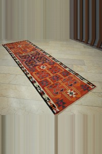 Flat Weave Turkish Runner Rug 3x11 Feet 101,334 - Turkish Rug Runner  $i
