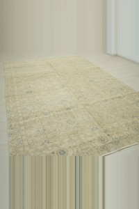 Floral Motif Oushak Rug 7x10 Feet 203,314 - Oushak Rug $i