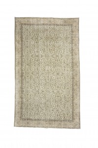 Floral Soft Color Oushak Area Rug 5x9 Feet 162,267 - Oushak Rug $i