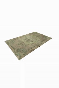 Floral Vintage Area Rug 6x9 Feet 172,288 - Oushak Rug $i