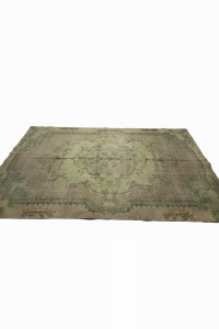 Floral Vintage Area Rug 6x9 Feet 172,288 - Oushak Rug $i