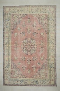 Flower Pattern Oushak Rug 8x12 Feet 240,362 - Oushak Rug $i