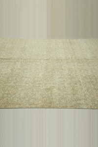 Flower Pattern Vintage Oushak Rug 7x10 208,300 - Oushak Rug $i