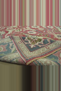 Geometric Anique Oushak Carpet Rug 8x13 250,407 - Oushak Rug  $i
