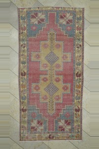 Turkish Carpet Rug Geometric Turkish Rug 4x8 Feet 114,234
