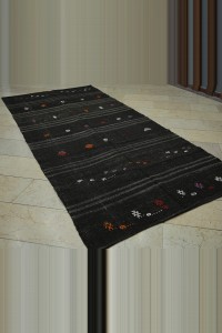Goat Hair Woven Turkish Kilim Rug 5x10 Feet 149,315 - Goat Hair Rug $i