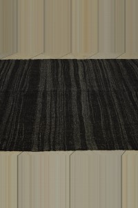 Gray And Brown Kilim Rug 6x11 Feet 177,332 - Goat Hair Rug $i
