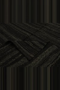 Gray And Brown Kilim Rug 6x11 Feet 177,332 - Goat Hair Rug $i