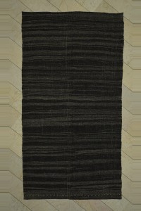 Goat Hair Rug Gray And Brown Kilim Rug 6x11 Feet  177,332