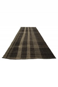 Gray And Brown turkish Kilim rug 6x12 Feet  192,380 - Goat Hair Rug  $i