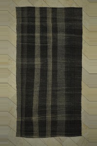 Goat Hair Rug Gray And Brown turkish Kilim rug 6x12 Feet  192,380