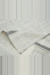 Gray And White Kilim Rug 5x8 Feet 163x255 - Grey Turkish Rug $i