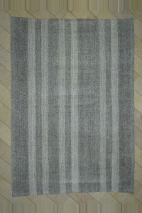 Grey Turkish Rug Gray And White Turkish Kilim Rug 9x13 Feet 270,392