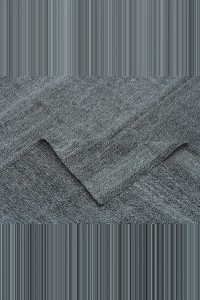 Gray Flat Weave Turkish Kilim Rug 6x9 Feet  195,288 - Grey Turkish Rug  $i