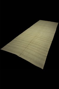 Gray Stripe Hemp Turkish Kilim Rug 6x12 Feet 170,378 - Turkish Hemp Rug $i