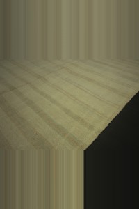Gray Stripe Hemp Turkish Kilim Rug 6x12 Feet 170,378 - Turkish Hemp Rug $i
