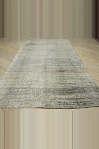 Gray Turkish Kilim Rug 6x11  185,344 - Grey Turkish Rug  $i