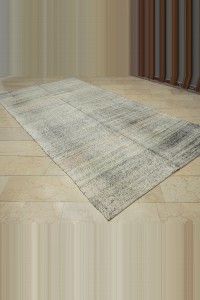 Gray Turkish Kilim Rug 6x11  185,344 - Grey Turkish Rug  $i