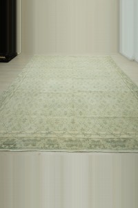 Green/blue Turkish Oushak Carpet Rug 9x11 Feet 257,350 - Oushak Rug $i