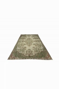 Green Oushak Area Rug 6x10 Feet 192,310 - Oushak Rug $i