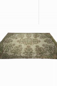 Green Oushak Area Rug 6x10 Feet 192,310 - Oushak Rug $i