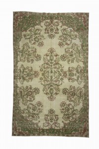 Green Oushak Area Rug 6x10 Feet 192,310 - Oushak Rug $i