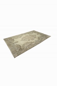 Hand Knotted Oushak Area Rug 6x10 Feet 195,310 - Oushak Rug $i