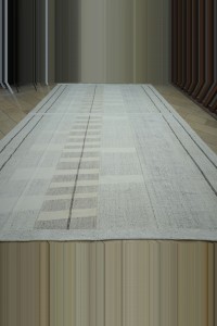 Handmade Turkish Cotton Kilim Rug 11x16 Feet  337,480 - Grey Turkish Rug  $i