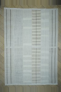 Grey Turkish Rug Handmade Turkish Cotton Kilim Rug 11x16 Feet  337,480