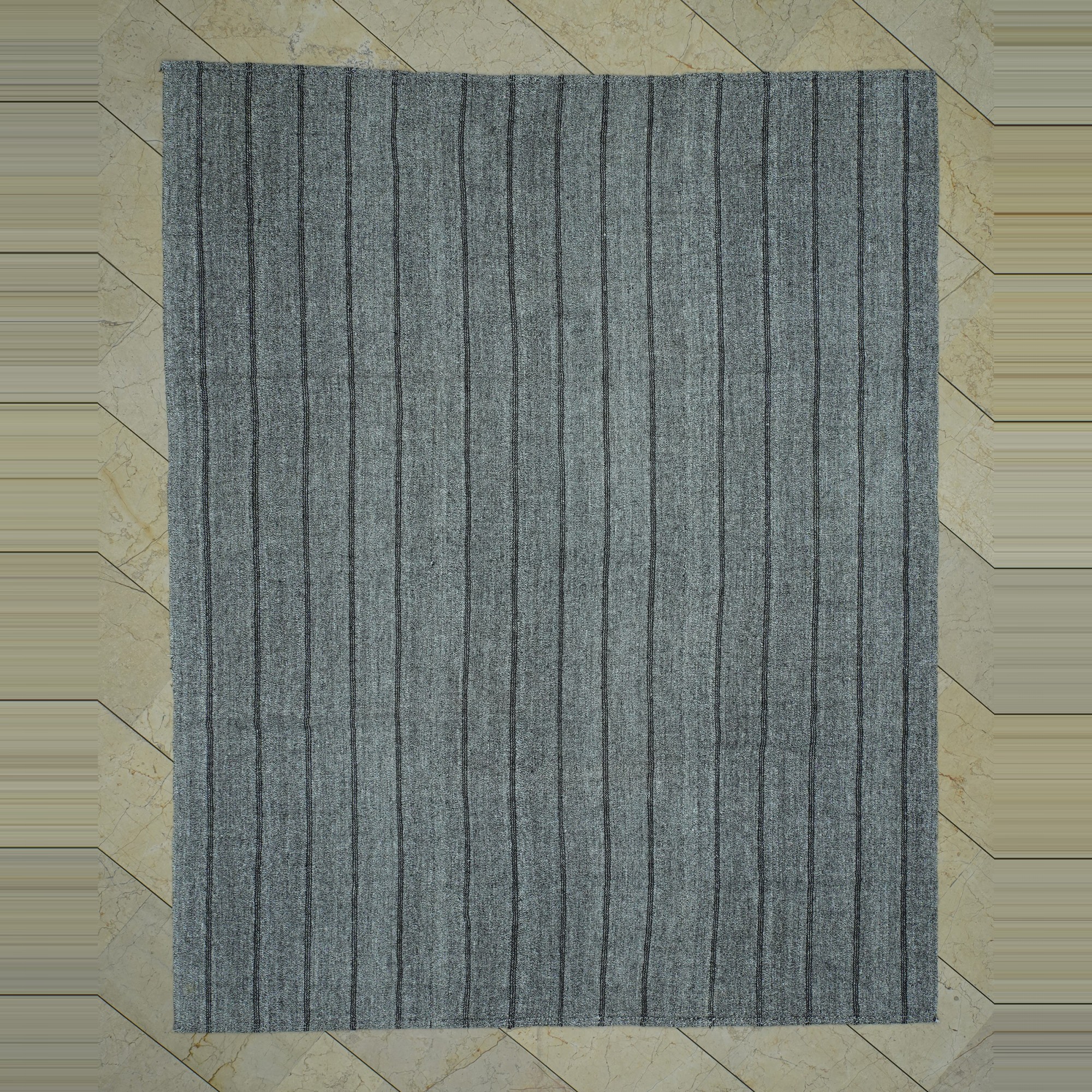 Handmade Turkish Grey Rug 7x9 Feet 208,259 - Grey Turkish Rug