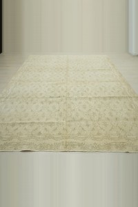 Handmade Vintage Oushak Rug 7x10 Feet 215,306 - Oushak Rug $i