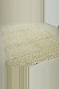 Handmade Vintage Oushak Rug 7x10 Feet 215,306 - Oushak Rug $i