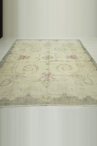 Heriz Pattern Oushak Carpet Rug 7x9 Feet 225,284 - Oushak Rug $i