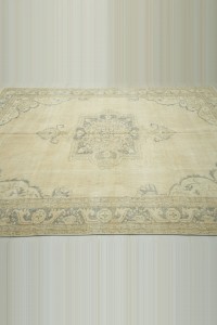 Heriz Pattern Vintage Oushak Carpet Rug 7x10 Feet 211,300 - Oushak Rug $i