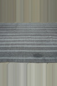 Housewarming Flatweave Grey Rug 8x11 Feet 239,342 - Grey Turkish Rug  $i