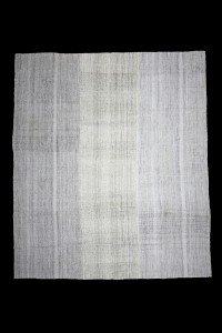 ivory Color Turkish Flat Weave Kilim Rug 9x11 Feet 287,340 - Grey Turkish Rug  $i