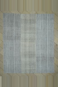 Grey Turkish Rug ivory Color Turkish Flat Weave Kilim Rug 9x11 Feet 287,340