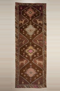 Turkish Rug Runner Kars Carpet Rug Runner 4x11 127x335