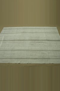 Khaki Stripe White Kilim Rug 5x8 Feet  166,260 - Grey Turkish Rug  $i