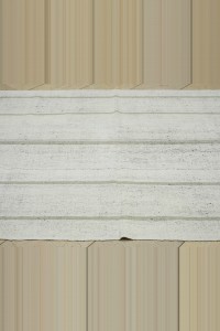 Khaki Stripe White Kilim Rug 5x8 Feet 166,260 - Grey Turkish Rug $i