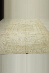 Large Beige Brown Oushak Rug 7x10 Feet 206,298 - Oushak Rug $i