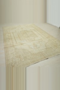 Large Beige Brown Oushak Rug 7x10 Feet 206,298 - Oushak Rug $i