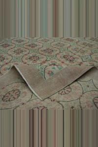 Large Daisy Pattern Oushak Rug 6x10 Feet 196,311 - Oushak Rug $i