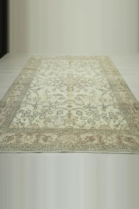 Large Distressed Oushak Rug 7x10 Feet 200,303 - Oushak Rug $i