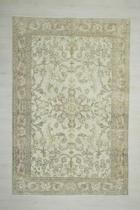 Large Distressed Oushak Rug 7x10 Feet 200,303 - Oushak Rug $i
