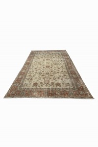 Large Floral Oushak Rug 7x10 Feet 207,315 - Oushak Rug $i