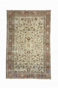 Large Floral Oushak Rug 7x10 Feet 207,315 - Oushak Rug $i