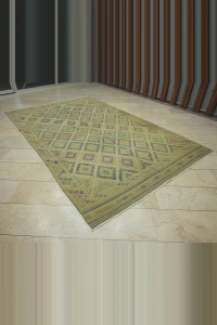 Large Turkish Embrodiery Kilim Rug 7x11 Feet 198,320 - Turkish Kilim Rug  $i