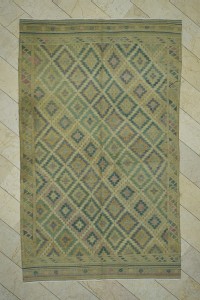 Turkish Kilim Rug Large Turkish Embrodiery Kilim Rug 7x11 Feet 198,320